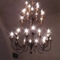 R601 - n. 16 lampadari  31 punti luce a LED, creati per Abbazia 