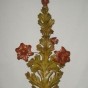 70 - Applique 80x37 p.20 - 2 punti luce con foglie a venature a doppia battuta